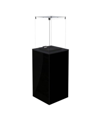 Ogrzewacz tarasowy Patio Mini Obudowa Szklana Czarny Kratki