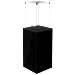 Ogrzewacz tarasowy Patio Mini Obudowa Szklana Czarny Kratki