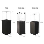 Ogrzewacz tarasowy Patio Mini Spiek Kwarcowy Blend Nero Kratki
