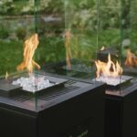 Ogrzewacz tarasowy Patio Mini Spiek Kwarcowy Blend Nero Kratki