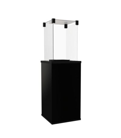 Ogrzewacz tarasowy Patio Mini Spiek Kwarcowy Collection Nero Assoluto Kratki