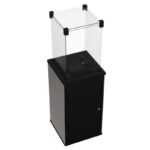 Ogrzewacz tarasowy Patio Mini Spiek Kwarcowy Filo Argento Kratki