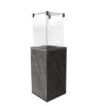 Ogrzewacz tarasowy Patio Mini Spiek Kwarcowy Naturali Pietra Grey Kratki