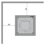 Ogrzewacz tarasowy Patio Mini Spiek Kwarcowy Oxide Grigio Kratki