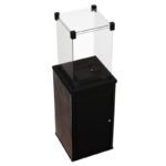 Ogrzewacz tarasowy Patio Mini Spiek Kwarcowy Oxide Nero Kratki
