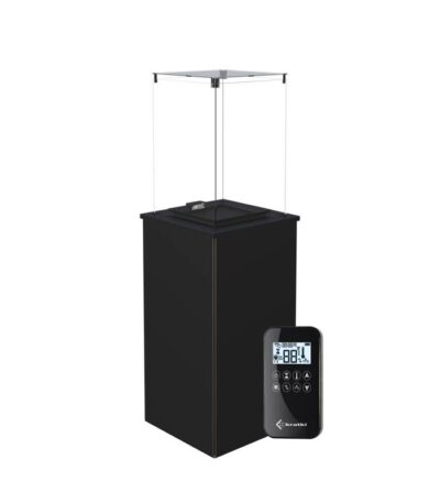 Ogrzewacz tarasowy Patio Mini Automatyczny Stalowy Czarny Kratki