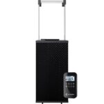 Ogrzewacz tarasowy Patio Mini Automatyczny Obudowa Szklana Pikowana Czarny Kratki