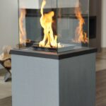 Ogrzewacz tarasowy Patio Mini Automatyczny Spiek Kwarcowy Filo Mercurio Kratki