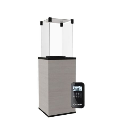 Ogrzewacz tarasowy Patio Mini Automatyczny Spiek Kwarcowy Naturali Ossidiana Vena Chiara Kratki