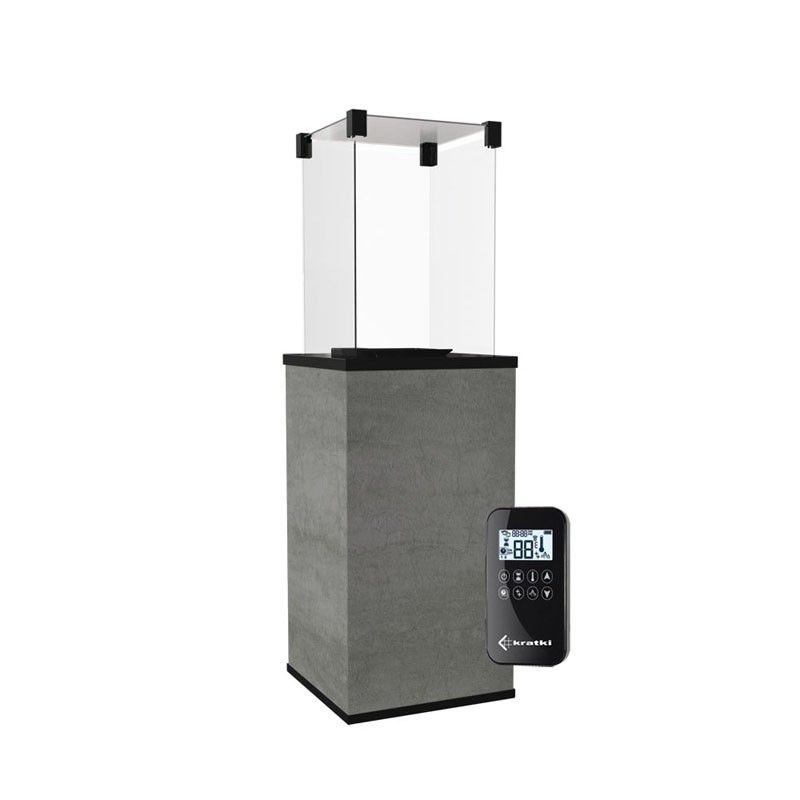 Ogrzewacz tarasowy Patio Mini Automatyczny Spiek Kwarcowy Naturali Pietra Di Savoia Grigia Kratki Ogrzewacz tarasowy Patio Mini Automatyczny Spiek Kwarcowy Naturali Pietra Di Savoia Grigia Kratki