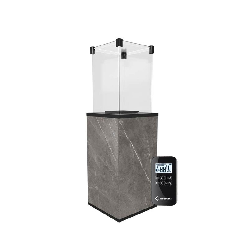 Ogrzewacz tarasowy Patio Mini Automatyczny Spiek Kwarcowy Naturali Pietra Grey Kratki Ogrzewacz tarasowy Patio Mini Automatyczny Spiek Kwarcowy Naturali Pietra Grey Kratki