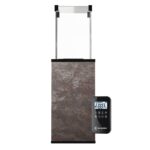 Ogrzewacz tarasowy Patio Mini Automatyczny Spiek Kwarcowy Oxide Nero Kratki