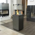 Ogrzewacz tarasowy Patio Mini Automatyczny Spiek Kwarcowy Seta Liquorice Kratki