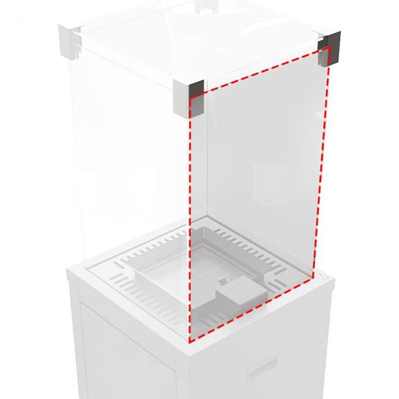 Szyba boczna do ogrzewacza Patio Mini Kratki