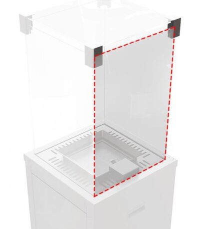 Szyba boczna do ogrzewacza Patio Slim/Light Kratki