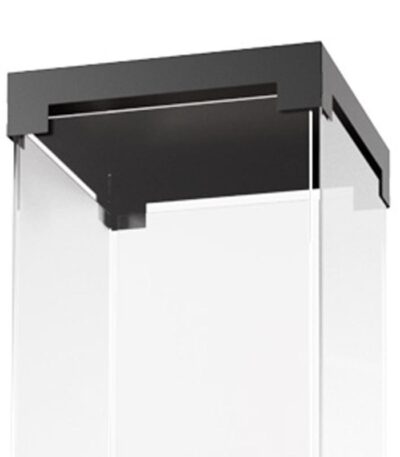 Czarny daszek do ogrzewacza Patio Light Kratki