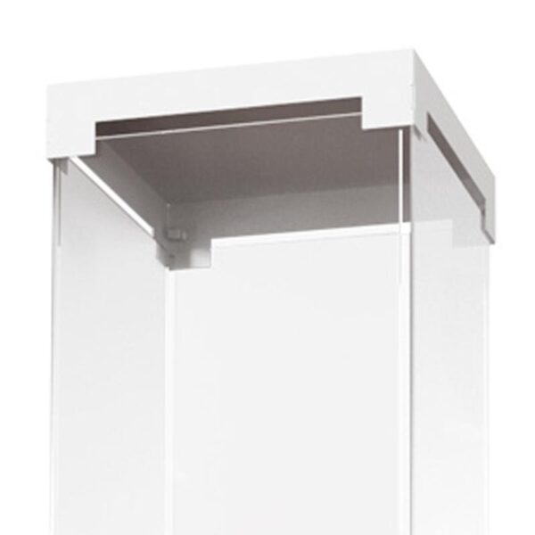 Biały daszek do ogrzewacza Patio Light Kratki