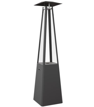 Parasol grzewczy Umbrella Stalowy Czarny Kratki