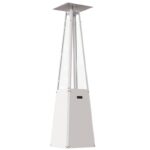 Parasol grzewczy Umbrella Stalowy Biały Kratki