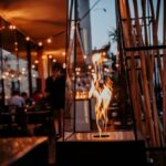 Parasol grzewczy Umbrella BS Stalowy Czarny Kratki