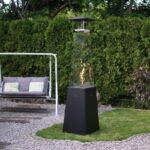 Parasol grzewczy Umbrella BS Stalowy Czarny Kratki