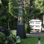 Parasol grzewczy Umbrella BS Stalowy Czarny Kratki