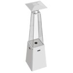 Parasol grzewczy Umbrella BS Stalowy Biały Kratki