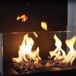 Ogrzewacz tarasowy Sierra Stalowy Czarny Kratki