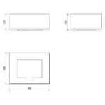 Przeszklenie do ogrzewacza Sierra Kratki