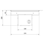 Palenisko gazowe ogrodowe AQF 02 Kratki