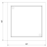 Palenisko gazowe ogrodowe AQF 03 Kratki