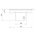 Palenisko gazowe ogrodowe AQF 03 Kratki