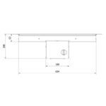 Palenisko gazowe ogrodowe AQF 07 Kratki