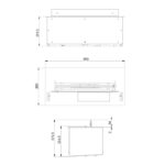 Biokominek automatyczny Prime Fire 2.0 590 Planika Fires