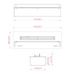 Biokominek automatyczny Neo 750 Planika Fires