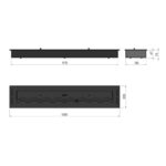 Biokominek Black Burner 1000 Slim Line Infire