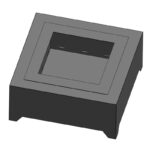 Palenisko ogrodowe Black 700 Square InFire