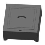 Palenisko ogrodowe Black 700 Square InFire