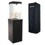 Ogrzewacz tarasowy Patio Light Czarny Kratki + Pokrowiec