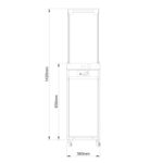 Ogrzewacz tarasowy Faro Szary Planika + Pokrowiec