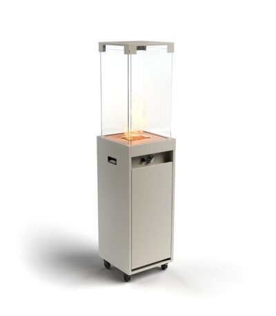 Ogrzewacz tarasowy Faro Szary Planika + Pokrowiec