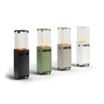 Ogrzewacz tarasowy Faro Szary Planika + Pokrowiec