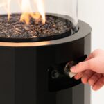 Ogrzewacz tarasowy Bino Szary Planika + Pokrowiec