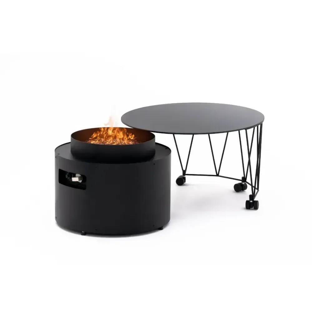 Kominek stolik gazowy Drum + pokrowiec Planika Kominek stolik gazowy Drum + pokrowiec Planika