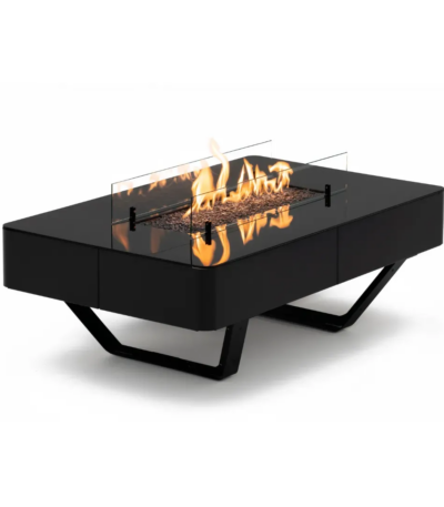 Kominek stolik gazowy Rio Table + pokrowiec Planika