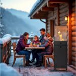 Ogrzewacz tarasowy APO Vulkan + Pokrowiec