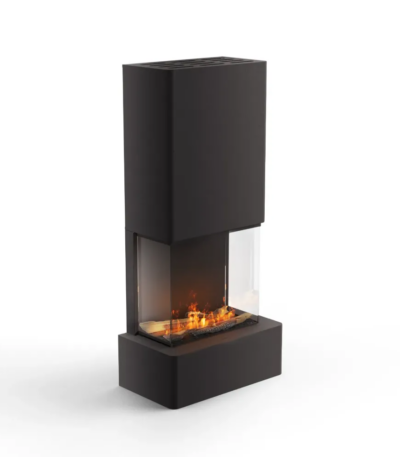 Wolnostojący kominek na parę wodną Aura Planika Fires