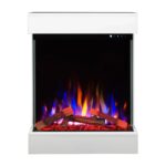 Kominek elektryczny Dame Biały Aflamo