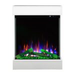 Kominek elektryczny Dame Biały Aflamo