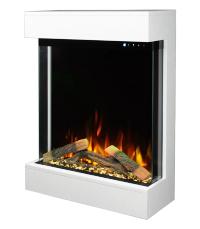 Kominek elektryczny Dame Biały Aflamo